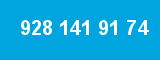 928 141 91 74 928 141 91 74